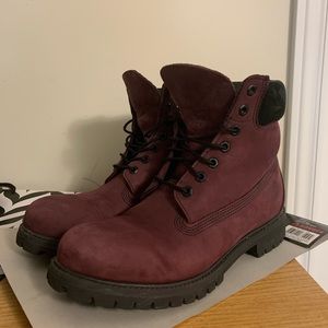 Timberland Men's Burgundy Boots